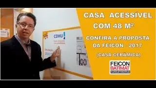 Casa Acessível com 48m quadrados