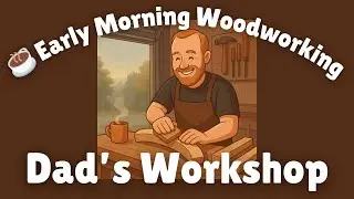 ☕ Early Morning Woodworking | Sanding & Rail Supports for the Bunk Bed | Dad's Workshop Live