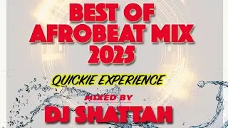 BEST OF AFROBEAT 2025 (AMAPIANO) QUICKIE MIX - DJ SHATTAH