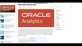 Oracle Analytics Cloud Backup || Keep Your Data Safe and Secure