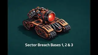 War Commander: Sector Breach Bases 1, 2 & 3, Multiple Attacks