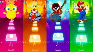 Tiles Hop | Pulcino Pio - Krusty Krab - Coco - Super Mario Bros
