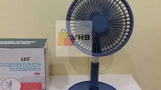 VHBMALL | Testing Silent and Portable High Speed Foldable Table Fan with USB Charging Feature