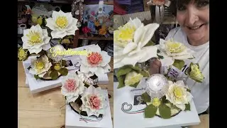 Tutorial Lampada chic con fiori di loto!