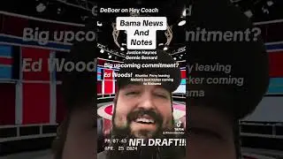 Alabama Football News And Notes (April 25) #nfIdraft #alabamafootball #kalendeboer #cfbrecruiting