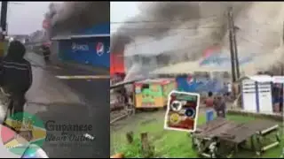 Fire at Chinese supermarket
