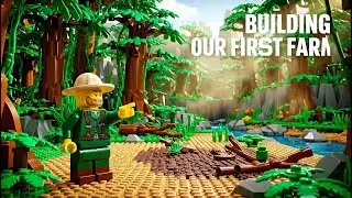 Building My Own LEGO Jungle Farm From Scratch | A Hand-Built Wilderness Journey