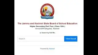 JKBOSE 12th Result 2019 for Kashmir Division announced, JKBOSE 12th Results online