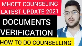 MHCET Counseling update | Latest update Document verification | Top College Cutoff #MHTCET #Cutoff