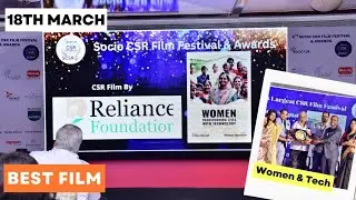 Best Film in Women's Digital Transformation & Social Impact category at 2nd Socio CSR Film Festival