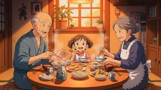 Spending 3 Cozy Days With Grandmother 🏡 | Ghibli-Inspired Relaxing Animation | gibli days diary