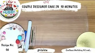 Anniversary Designer Cake in 10 Minutes| Cake decorating tutorial Magic Moment Cakes| Design 06❤