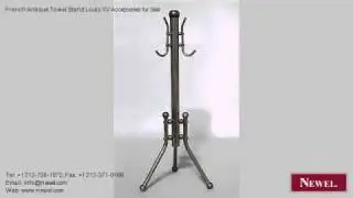 French Antique Towel Stand Louis XV Accessories for Sale