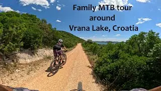 Family MTB tour around the Vrana Lake, Croatia