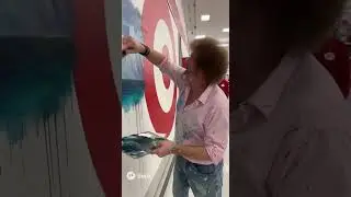 Happy Little Accidents Gone Wrong at Target #bobross #shorts #sora #ai