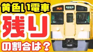 西武線の黄色い電車はどれくらい残っている？黄色率を紹介します