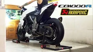 Honda CB1000R 2012 ABS, SOUND!! Exhaust Akrapovic Titanium 3/4 System (istimewa)