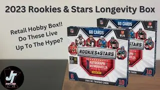 New Release!! - 2023 NFL Rookies & Stars Longevity Box - 2x Longevity Review - Guaranteed Hits!