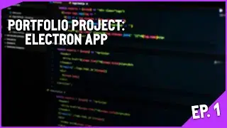 Creating a full electron app for your Portfolio