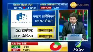 Fine Organics IPO Review By Anil Singhvi Zee Business