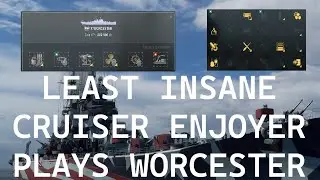A World of Warships Experience: Worcester (lighthouse leg-mod)