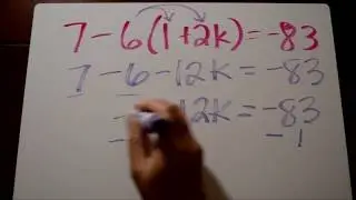 Solving Multi-Step Equations Tutorial