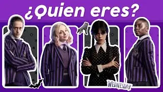 ¿Qué Personaje de Wednesday eres?✨Test🖤👧🏻