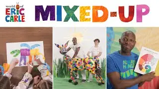 The Mixed-Up Chameleon Read Aloud / Mixed-Up Animal Craft / Polka-Dotted Donkey Puppet | ERIC CARLE