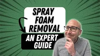 Don&rsquo;t Remove Spray Foam Until You Watch This