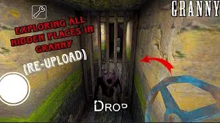 exploring all hidden places of sewer in granny (Re-upload) #granny #horrorgaming #grannygame
