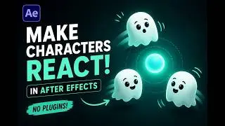 Make Characters React to a Moving Object in After Effects | No Plugins
