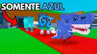 De $0 a $1 Trilhão com APENAS Brainrots AZUIS em Roube um Brainrot! 🔵