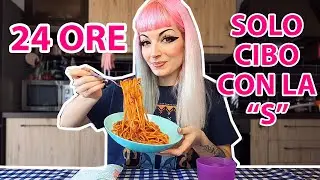 MANGIO PER 24 ORE SOLO CIBO CHE INIZIA CON 
