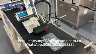 Bag labeling machine:Automatic labeling machine for pouch,pouch labeling machine for pouches