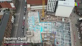 Sapphire Court, Birmingham - construction update