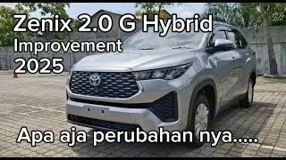 Improvement Toyota Kijang Innova Zenix 2.0 G Hybrid 2025 | Silver | Eksterior - Interior | Medan