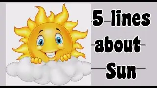 5 lines on The Sun | Few lines on Sun | Essay on Sun
