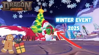 🎄Зимнее событие УЖЕ НАЧАЛОСЬ!! | Roblox Dragon Adventures | Зимнее событие, неделя 1, 2025