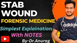 Stab Wound Forensic Medicine//Mechanical Injury//FMT LECTURES
