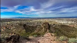 Hiking Lookout Mountain Peak Trail Preserve- North Mountain Phoenix Arizona Trail 150 380