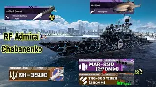 RF Admiral Chabanenko Review best items Gameplay || Modern Warships