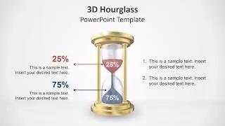 Animated 3D Hourglass PowerPoint Template