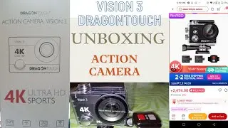 DragonTouch Vision 3 Action Camera | Unboxing & Tutorial