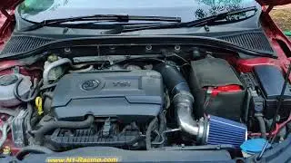 Skoda Octavia MK3  K&N open air intake sound with Turbosmart blow off valve#Skodaoctaviamk3
