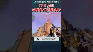 Shock Bolt lineup on Sunset used by DLT g4ll in Challengers Japan 2025 Split 3 #2 #shorts #VALORANT