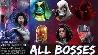 All Bosses | Vanishing Point | Thronebreaker EQ | MCOC