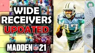 RANKING the BEST Wide Receivers in Madden 21 Ultimate Team (Tier List)