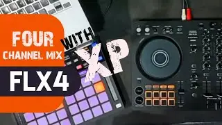 FLX4 DJ Controller 4 Channel Mix with XP1 Tutorial in Tamil Learn how DJ VM DJ ACADEMY 