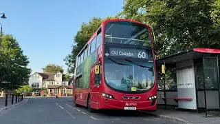 FRV. Arriva London Route 60. Streatham Station - Old Coulsdon. Gemini 2 DB300 DW313 (LJ10 CUY)