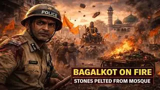 Bagalkot SP Attacked! Stones Pelted from Mosque During Shivaji Jayanti Processiom |  Kannada Samacha
